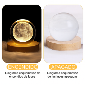 Lámpara de bola de cristal