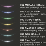 Masajeador facial led