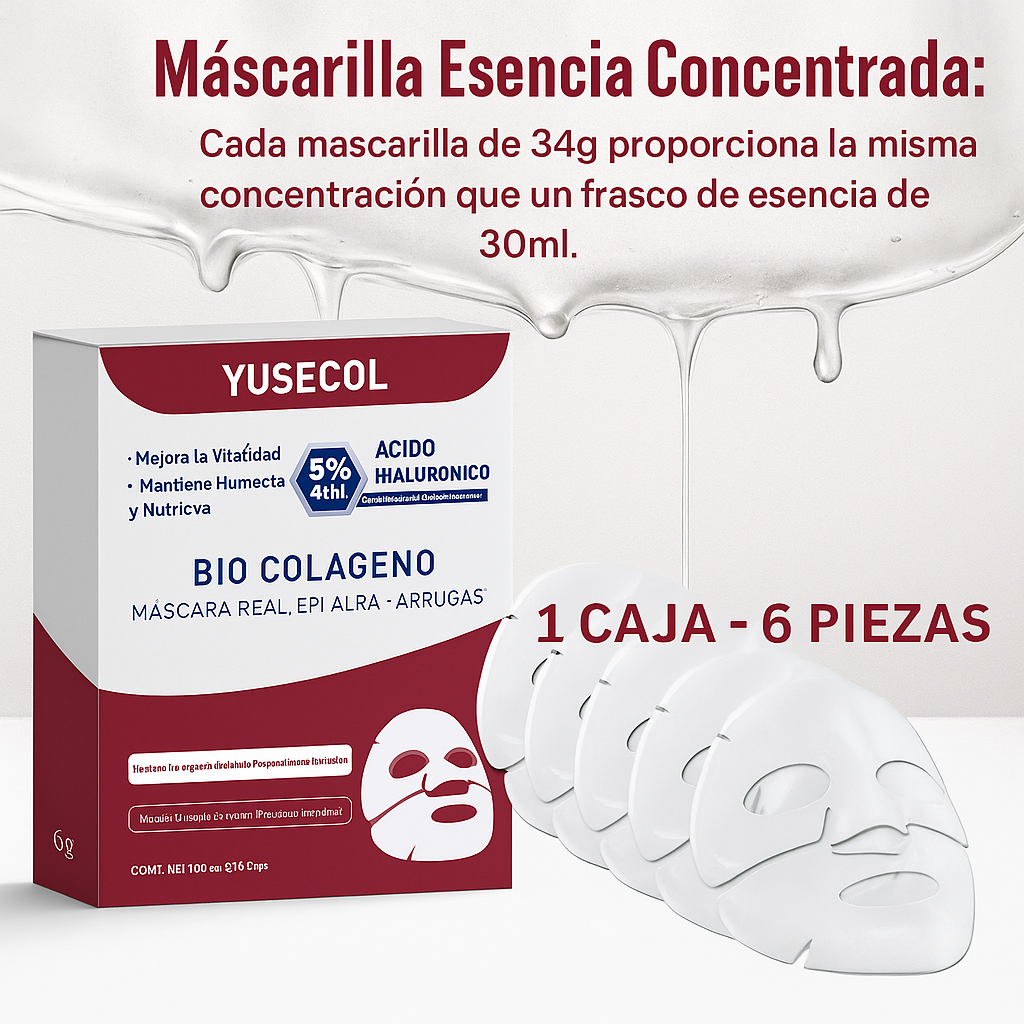 Mascarilla de colágeno