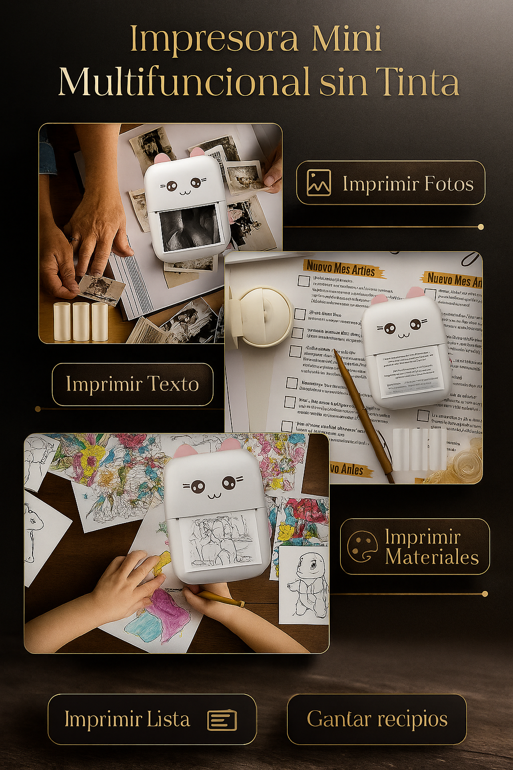 mini impresora térmica portatil