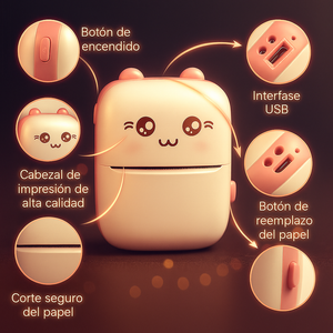 mini impresora térmica portatil
