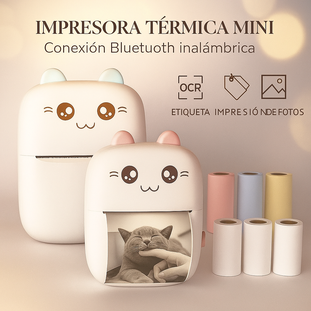 mini impresora térmica portatil