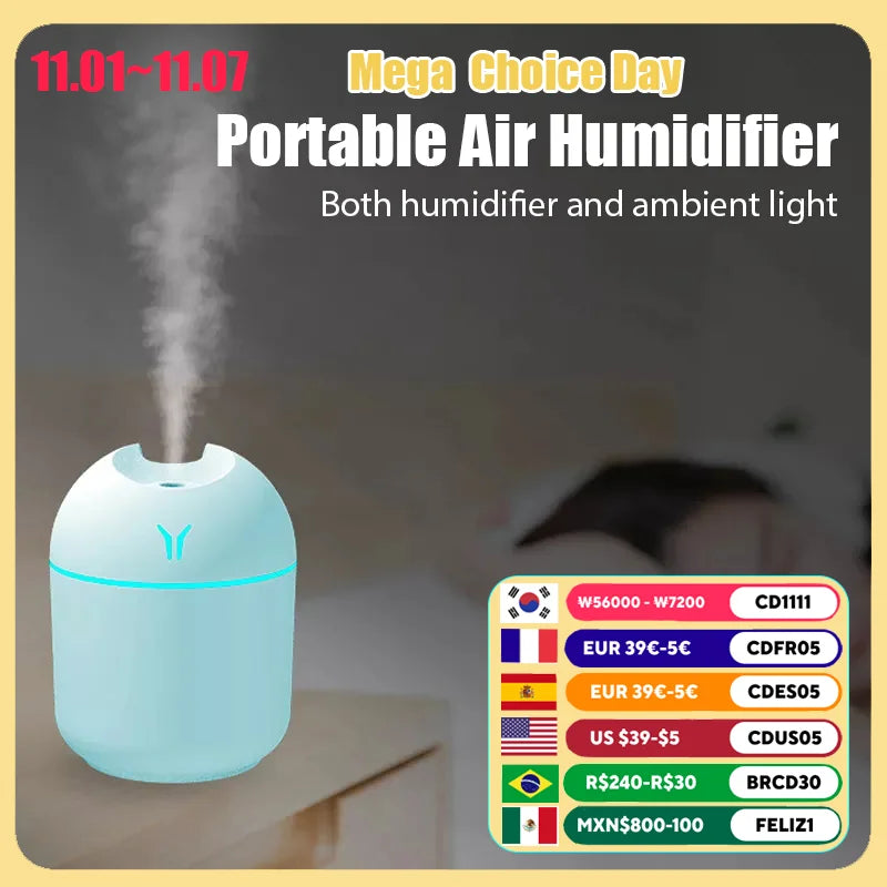 Mini humidificador