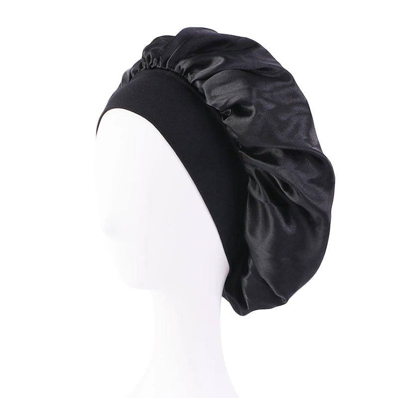 Gorro de satín para dormir