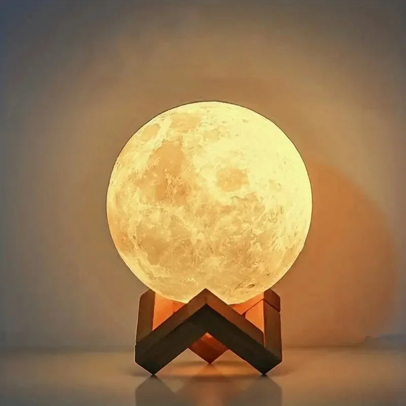 luz de luna, moonflight. Lámpara, librero.