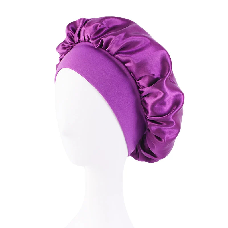 Gorro de satín para dormir