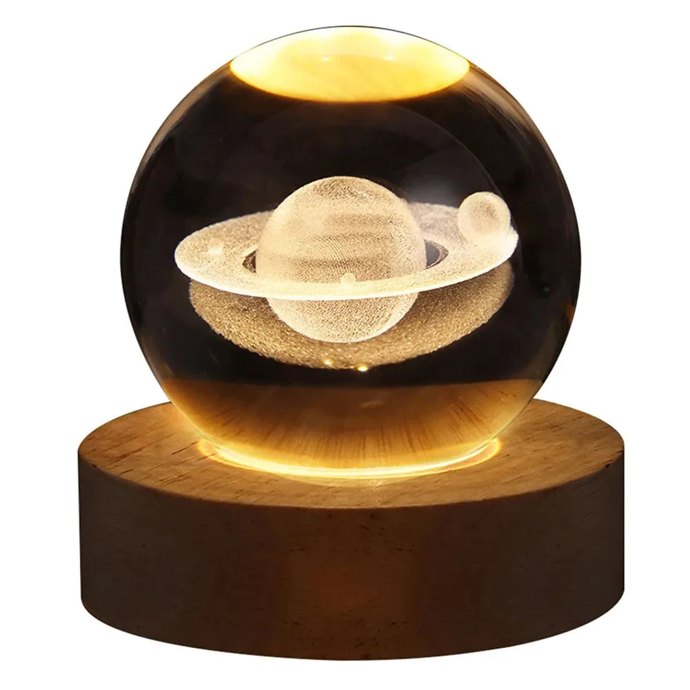 Lámpara de bola de cristal