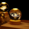 Lámpara de bola de cristal