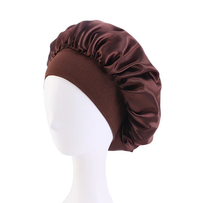Gorro de satín para dormir