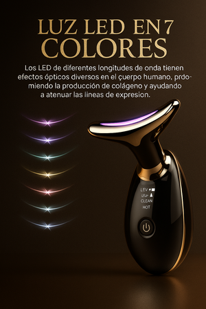 Masajeador facial led